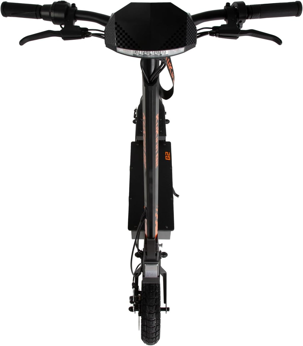 KUKIRIN G2 Electric Scooter for Adults, 55km Long Range, Foldable E Scooter, 10-Inch Tubeless Tyres, Dual Suspension, Dual Disc Brakes, Touch Display, IPX4 Water Resistant, EN17128