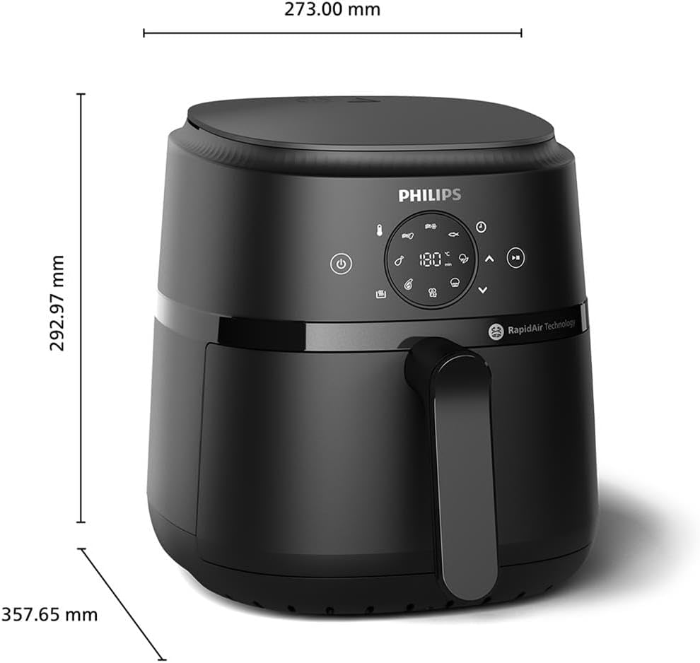 Philips AirFryer 2000 Series Single draw 4.2L, 13 Programs, Dishwasher Safe