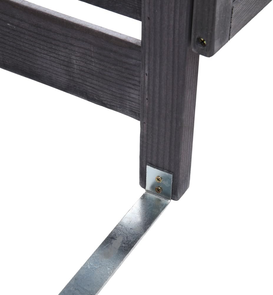 Warmiehomy 3 Wheelie Bin Storage 3x240L Bin Storage for Wheelie Bin,Grey