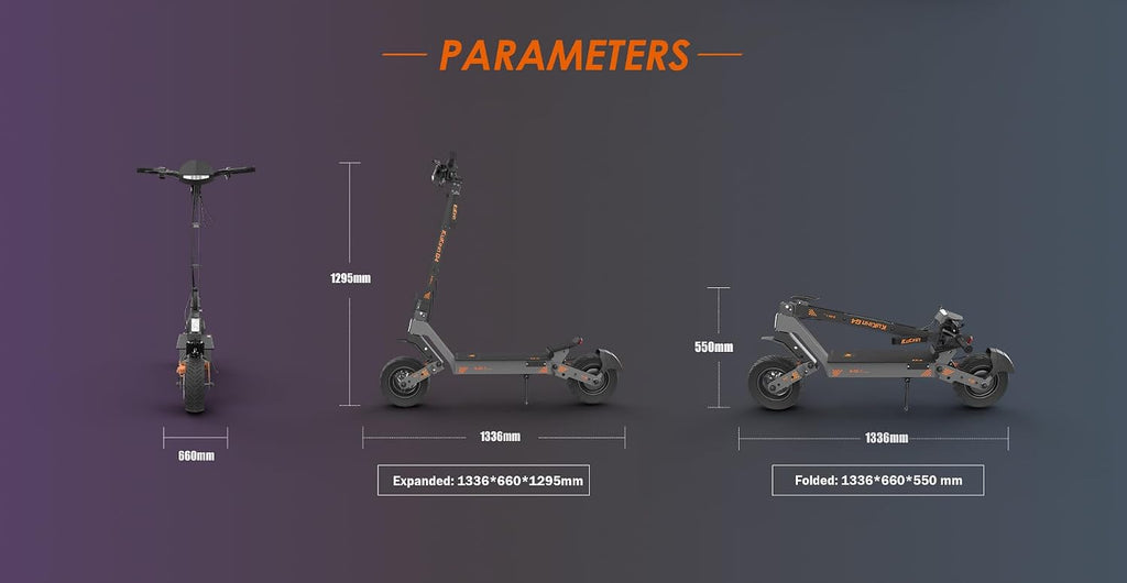 KUKIRIN G4 Electric Scooter for Adults, 75km Long Range Foldable E Scooter, 60V 20Ah Battery, 11-Inch Tubeless Tyres, Dual Disc Brakes, Touch Display, IP54, EN17128