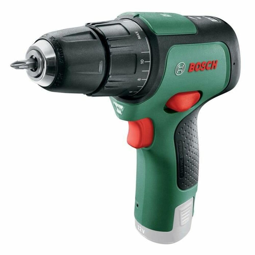 Bosch Home and Garden DIY tools 06039D3170 Cordless Hammer Drill EasyImpact 1200 (1x battery, 12 volt system, in carrying case)