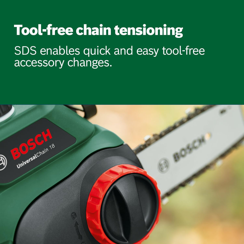 Bosch Cordless Chainsaw UniversalChain 18 Excl. Battery/Charger