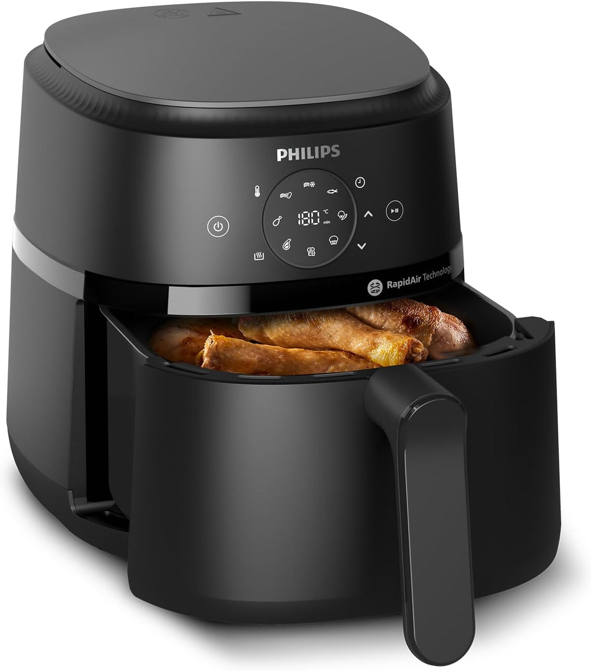 Philips AirFryer 2000 Series Single draw 4.2L, 13 Programs, Dishwasher Safe