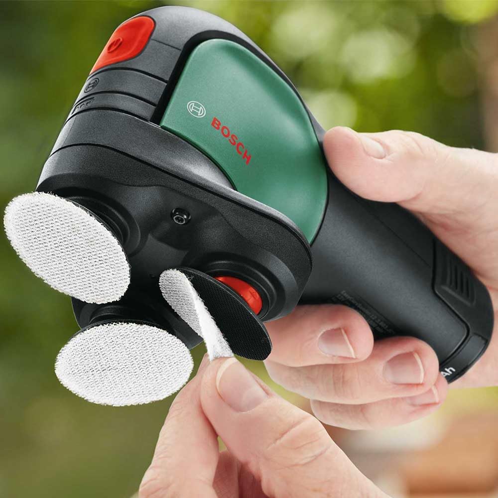 Bosch Cordless sander and polisher EasyCurvSander 12 (without rechargeable battery, 12 volt system, in carton packaging)