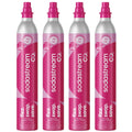 SodaStream CO2 Gas Cylinder Refill 2 Pack, 2 x 60L Pink Quick Connect, Soda Stream Gas Refill, Makes Up to 120 Litres, Compatible with Terra, Duo, Art, Gaia, ULTIMATE, E-Duo and ENSO
