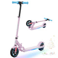 RCB Electric Scooter for Kids, 150W Motor - Max 9.94mph - Colorful LED Lights - Foldable - LED Display,Kids E Scooter for Age 6-12