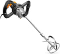 VonHaus Paddle Mixer – 1600W Electric Cement Mixer Handheld Stirrer with 2 Speed Settings (0–400/700RPM), Ergonomic Handle & Safety Switch – for Mixing Plaster, Mortar, Adhesive, Concrete & Paint