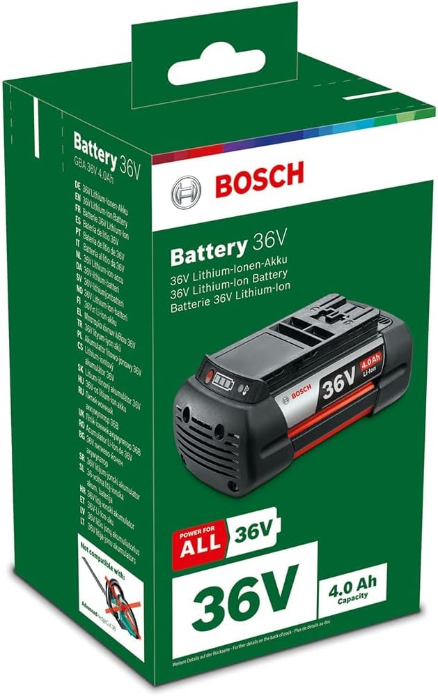 Bosch Lithium-ion battery (for Bosch 36 volt system, 4.0 Ah, in a box)