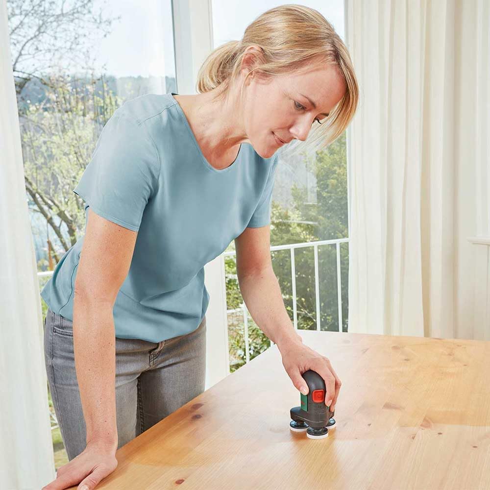 Bosch Cordless sander and polisher EasyCurvSander 12 (without rechargeable battery, 12 volt system, in carton packaging)