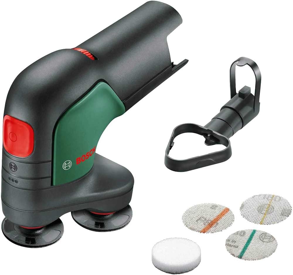 Bosch Cordless sander and polisher EasyCurvSander 12 (without rechargeable battery, 12 volt system, in carton packaging)