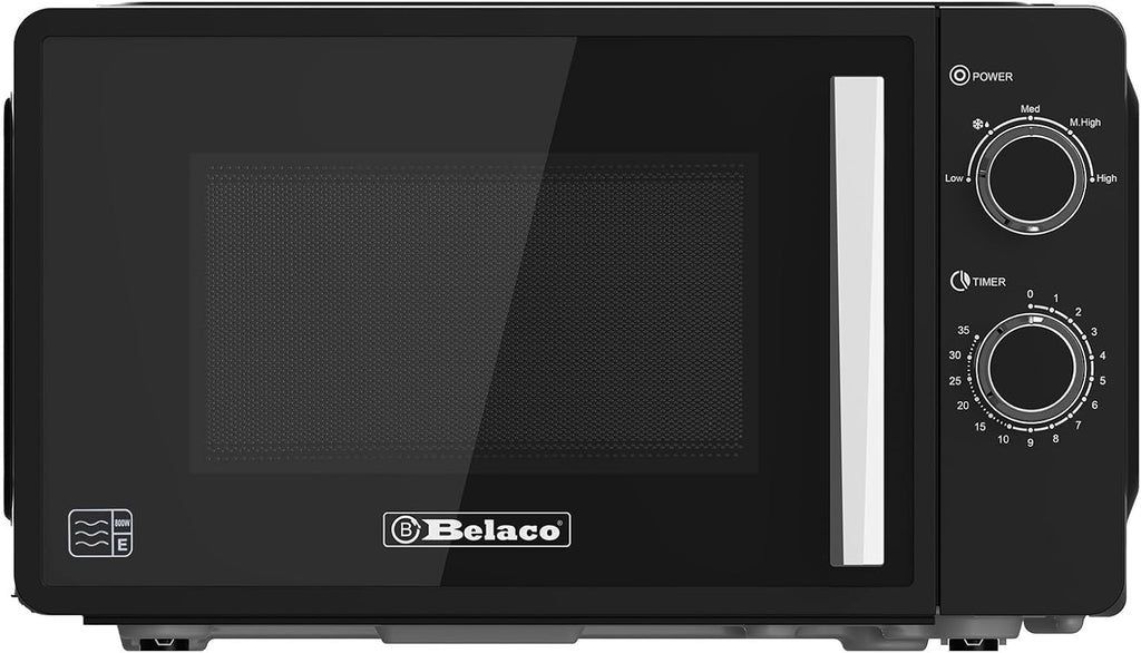 Belaco 800W Microwave Compact Size Microwave Oven with Manual Control