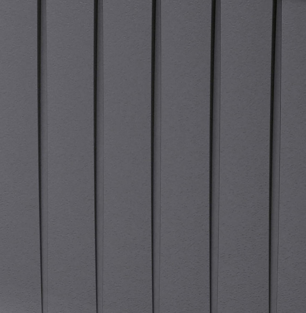 Keter Marvel+ 270L Garden Storage Box Graphite Wood Effect, Weatherproof
