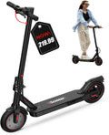iScooter Electric Scooter, 350W Motor Electric Scooters Adult with Cuise Control, 20-30KM Range, 8.5Inch Tires, 3 Speed Mode, Double Braking System Fast E Scooter for Adults and Teens