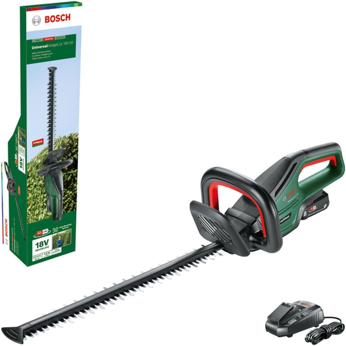 Bosch Cordless Hedge Cutter UniversalHedgeCut 18V-50