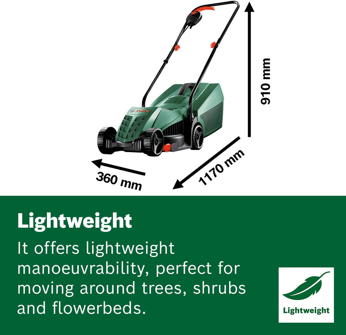 Bosch Corded Lawnmower EasyRotak 32-225