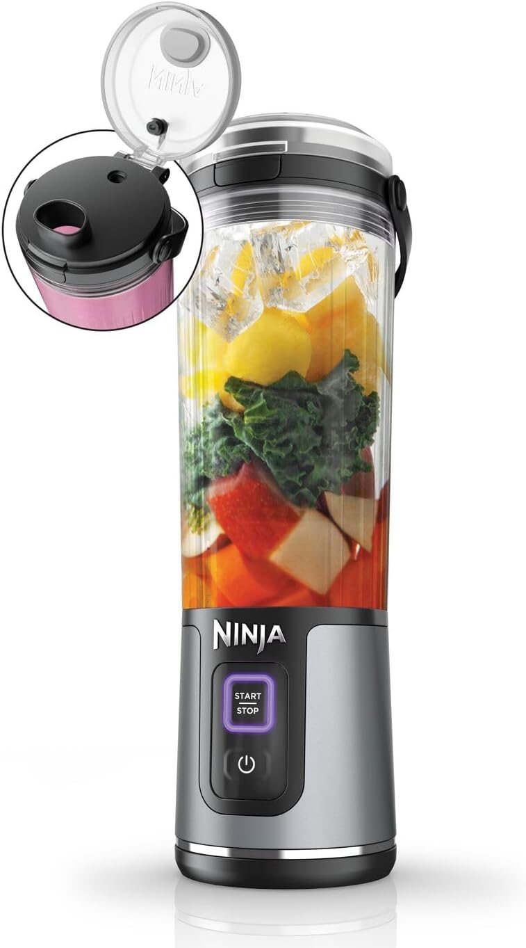Ninja Blast 530ml Portable Blender, Leakproof Lid, Black, BC151UKBK