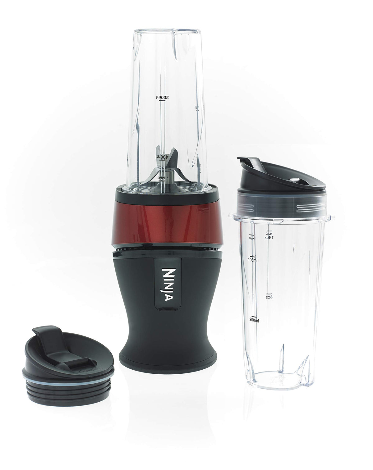 Ninja 700W Slim Blender & Smoothie Maker, Silver/Black QB3001UKS