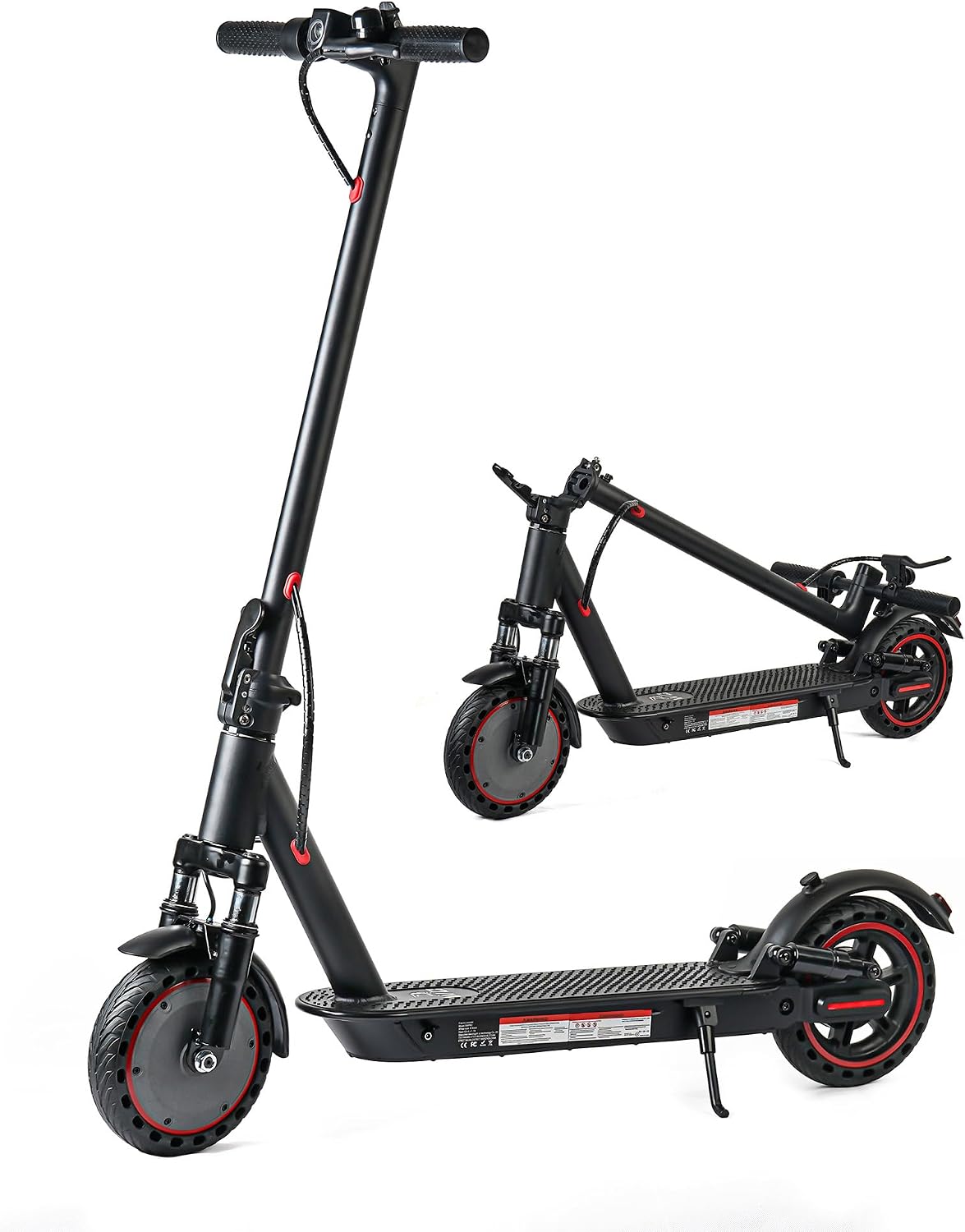Adult Folding Electric Scooter,10.4Ah Battery, Front and Rear Cushioning,25-35km Range