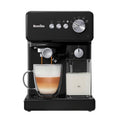 Breville Prima Latte Luxe One Touch Espresso Maker| EspressoLatte Cappuccino Coffee Maker | 19 Bar Italian Pump | Automatic Milk Frother | ESE Coffee Pod Compatible | Black [VCF166]