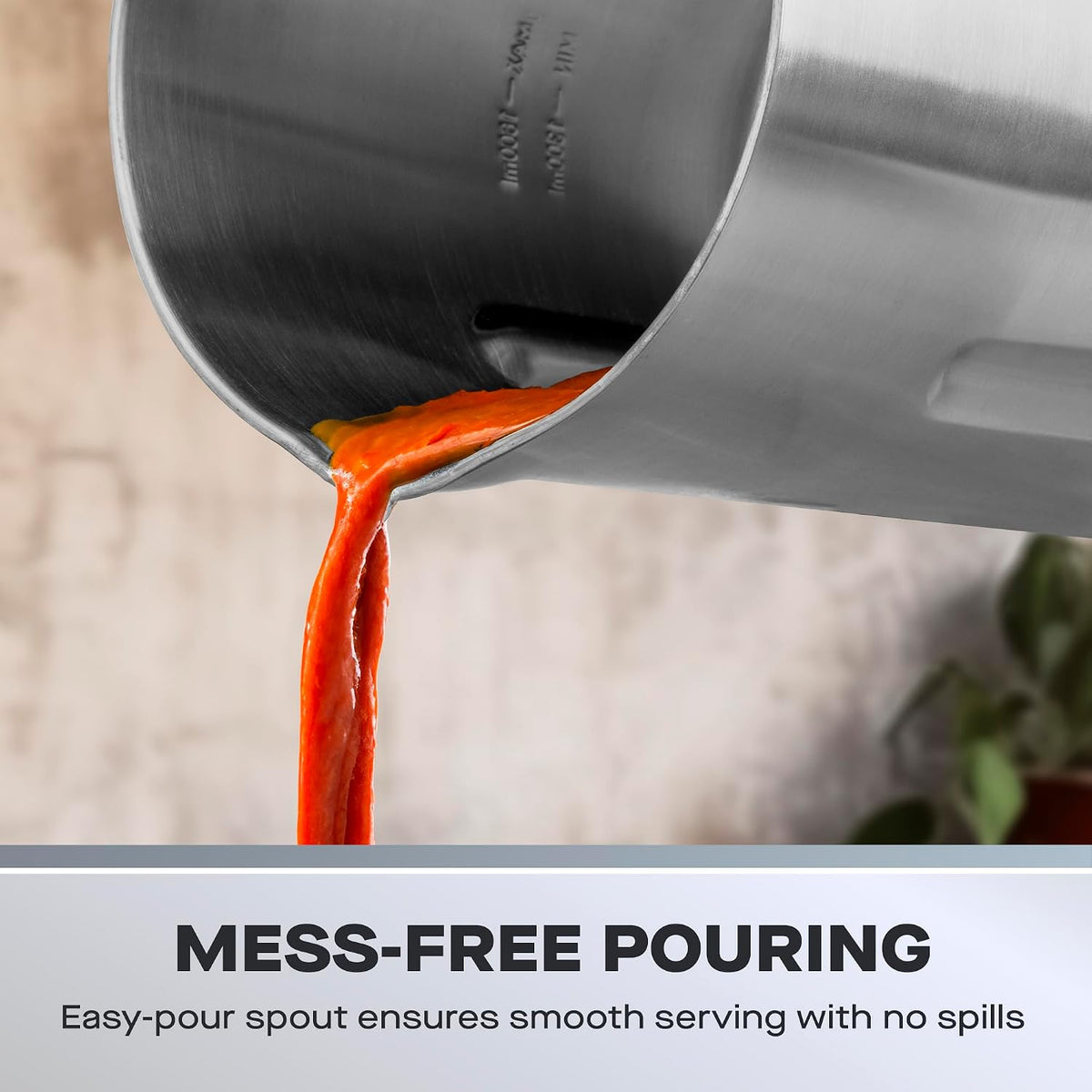 Daewoo 2-in-1 Soup Maker & Smoothie Blender – 1.6l Compact Design, Auto Stir & Overspill Spout – Makes up to 6 Portions of Fresh Soup, Juices & Shakes – Easy Clean