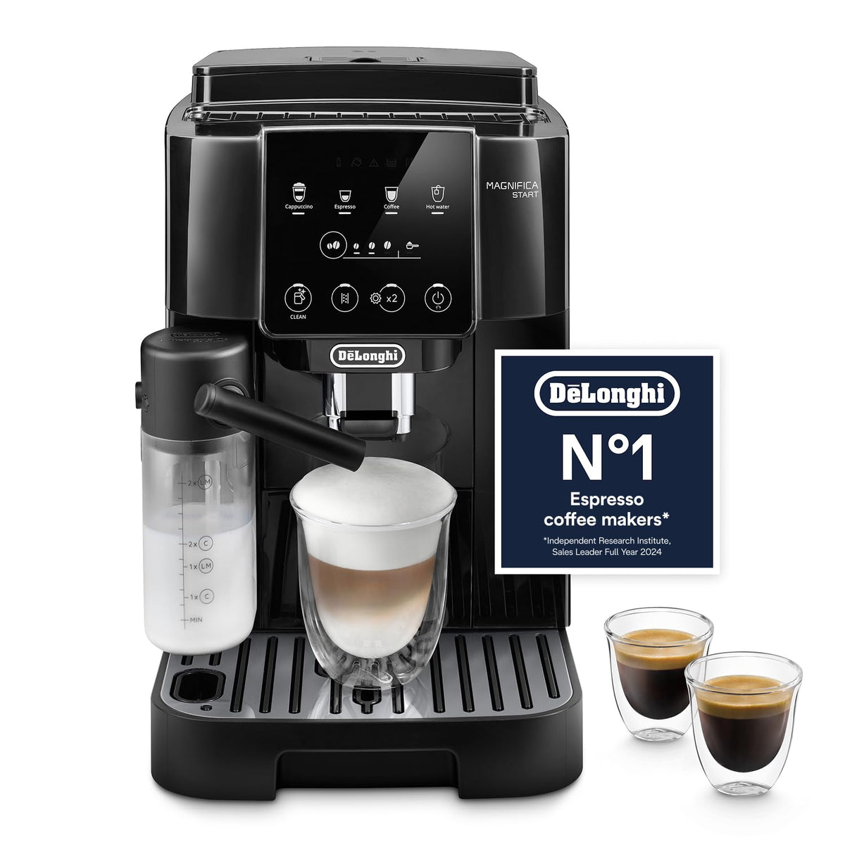 De'Longhi Magnifica S - Automatic Coffee Machine 2 Drinks Black