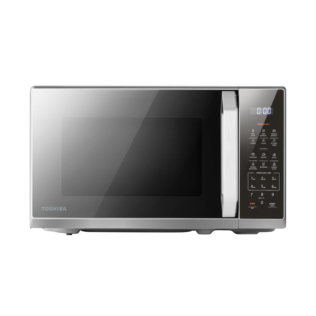 TOSHIBA Air Fry Combo 5-In-1 26L Countertop Microwave Oven, Broil, Bake, Combi, 10 Power Levels, 10 Auto Cooking Presets, Easy Defrost, Black, 900W, ML2-EC26SF(BS)