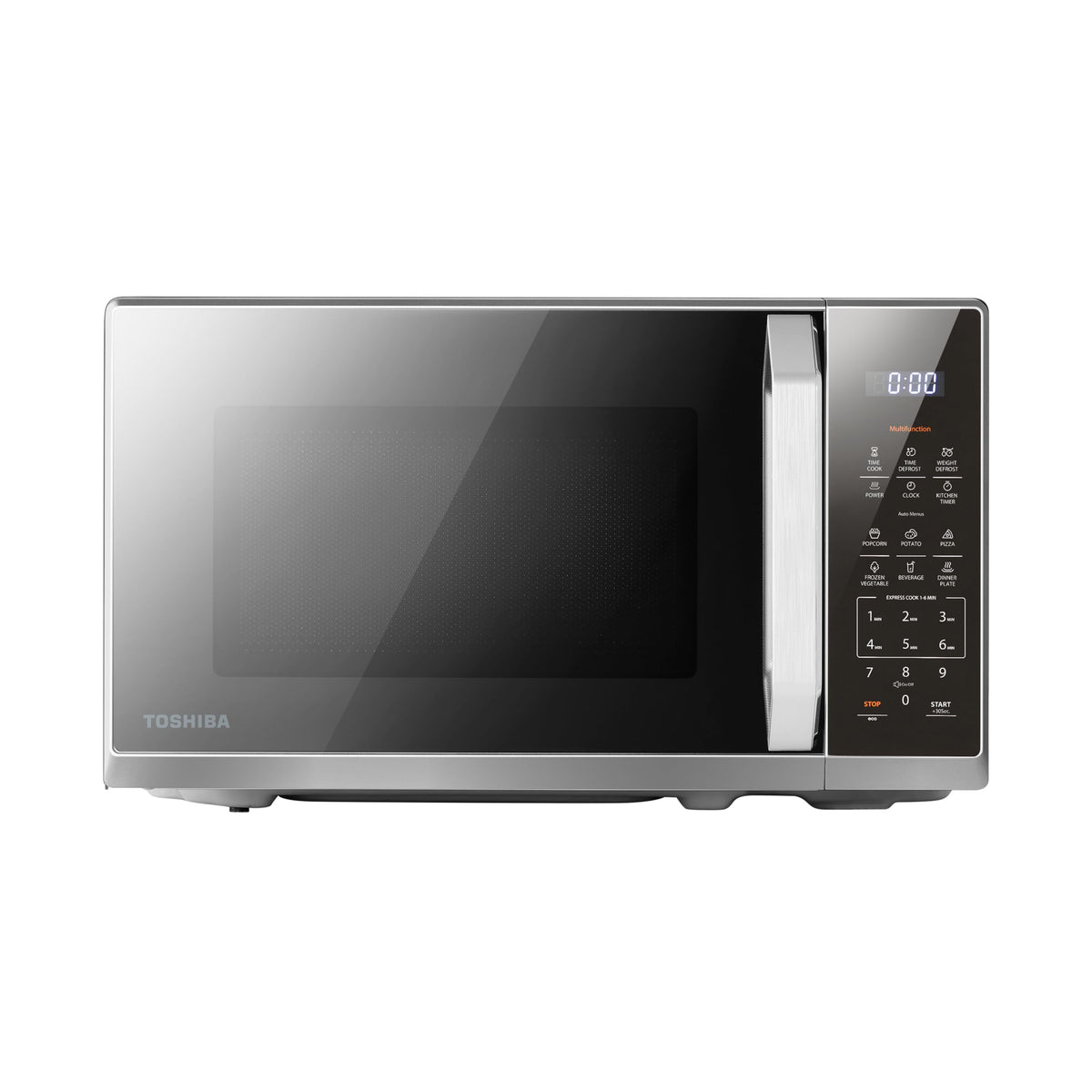 TOSHIBA Air Fry Combo 5-In-1 26L Countertop Microwave Oven, Broil, Bake, Combi, 10 Power Levels, 10 Auto Cooking Presets, Easy Defrost, Black, 900W, ML2-EC26SF(BS)