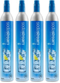 SodaStream 2 x Blue Screw-in Spare CO2 Cylinder Value Pack Refill for Genesis, Jet, and Spirit Sparkling Water Maker