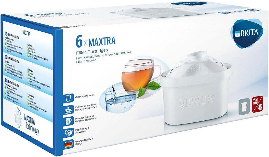 Breville BRITA Filter Hot Cup with Variable Dispenser and Pack of 6 BRITA Maxtra Water Filter Cartridges
