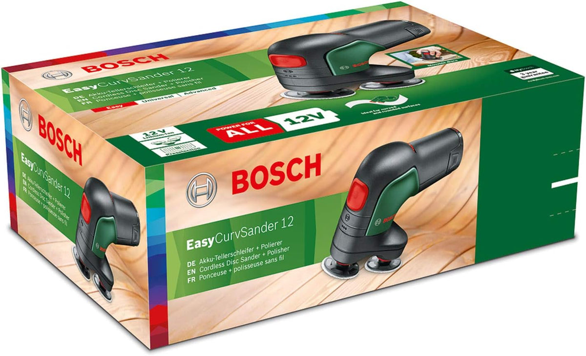 Bosch Cordless Sander and Polisher EasyCurvSander 12
