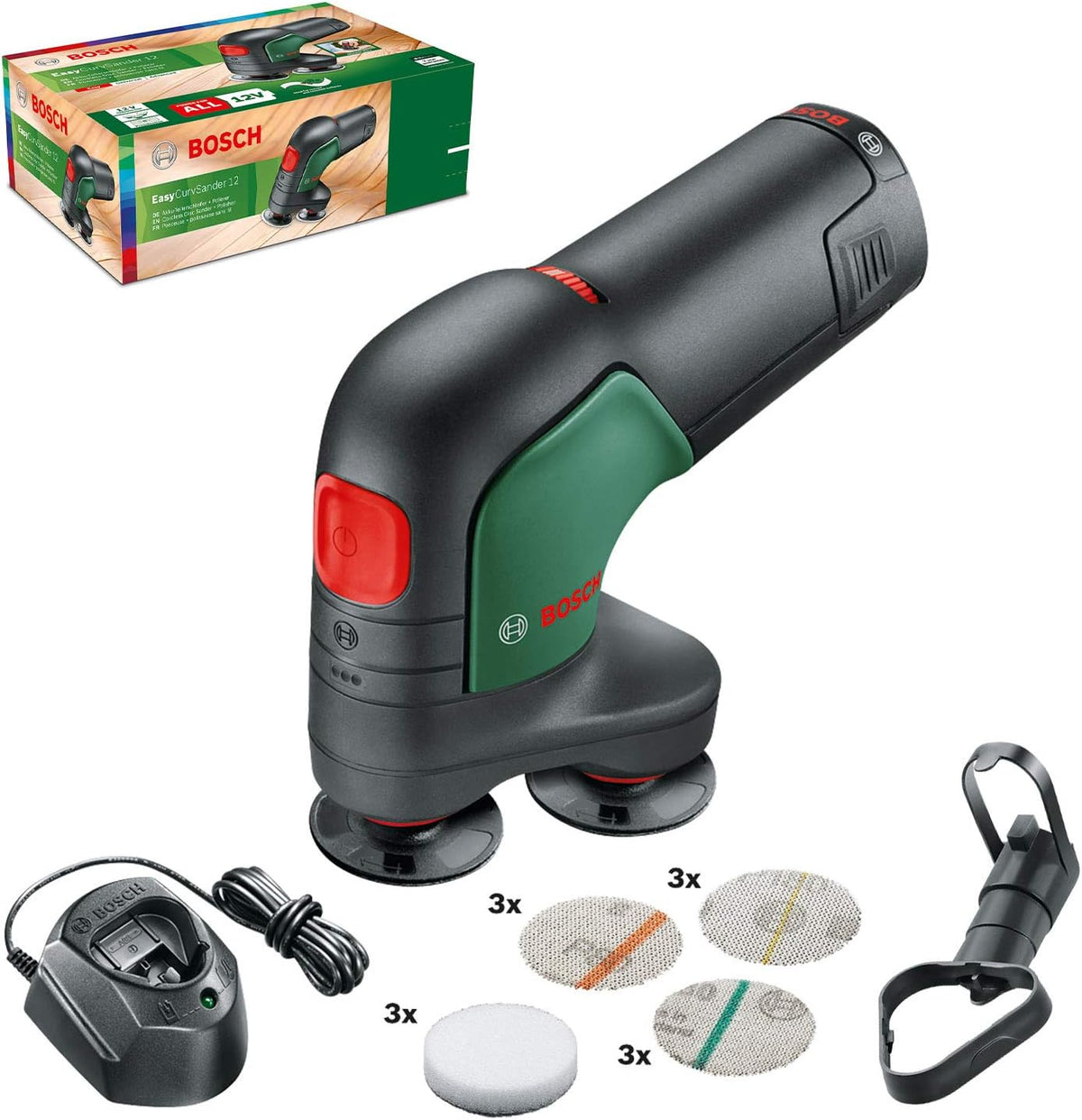 Bosch Cordless Sander and Polisher EasyCurvSander 12