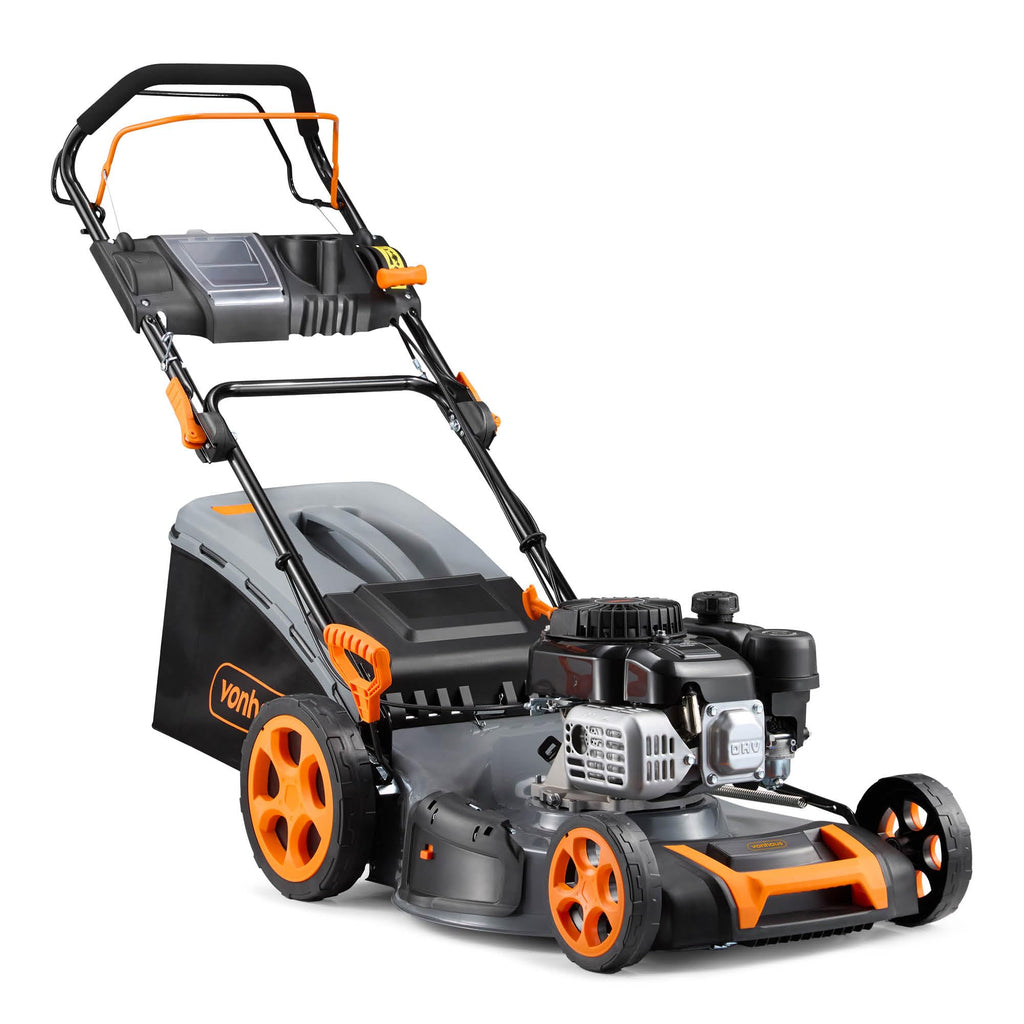 VonHaus Petrol Lawnmower 171cc – 60L Box, Self Propelled
