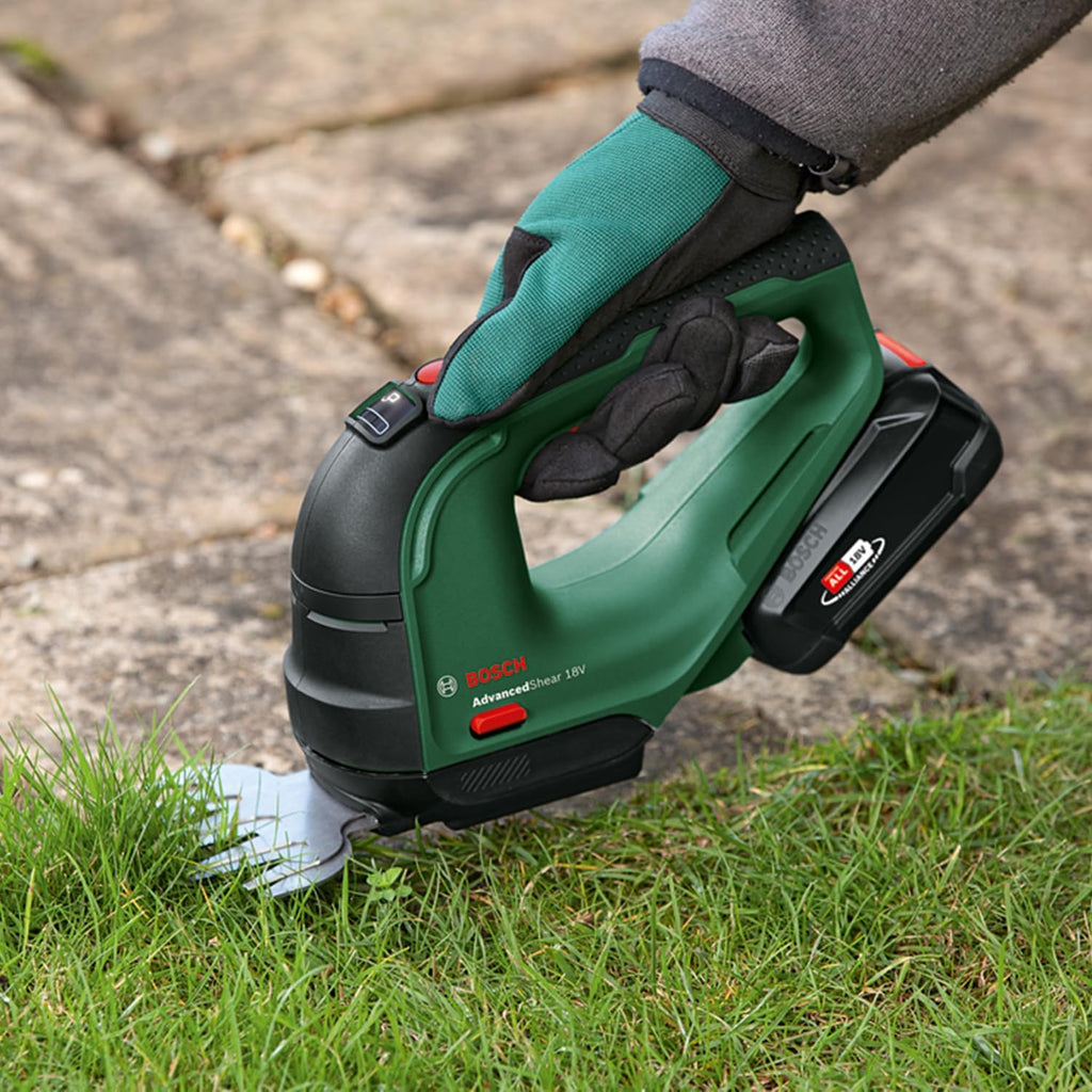 Bosch Cordless Grass Shear & Hedge Trimmer - AdvancedShear 18V-10