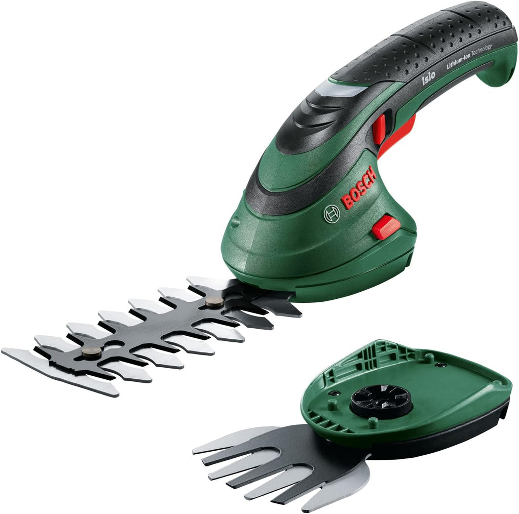 Bosch Cordless Grass Shear & Hedge Trimmer Set Isio (3.6 V, blade length: 12 cm, tooth spacing: 8 mm)