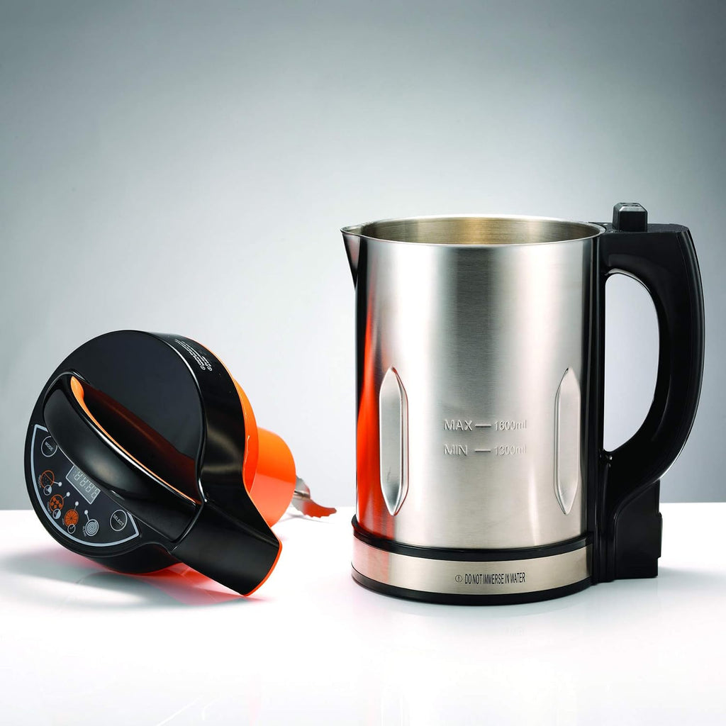 Morphy Richards Classic Soup Maker, 1.6L, Multi-Settings, LED Displayed Panel, Motorised Blade, Stainless Steel, 1000W, 48822