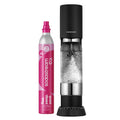 SodaStream ENSO Sparkling Water Maker, Premium Metallic Finish Soda Maker, Quick Connect CO2 System, 1 60L Gas Cylinder and 1 Dishwasher Safe BPA Free Bottle, Fizzy Water at Home, Silver