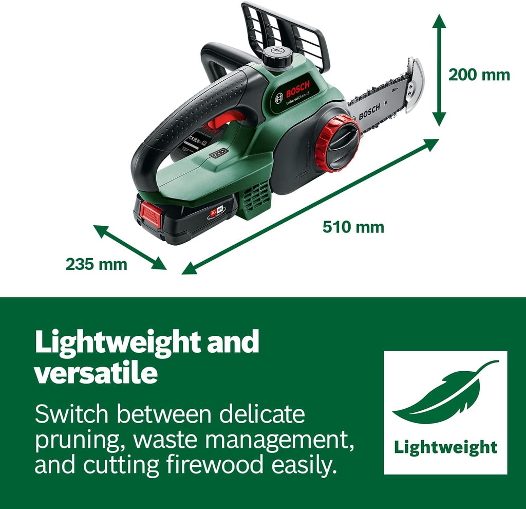 Bosch Cordless Chainsaw UniversalChain 18 Excl. Battery/Charger