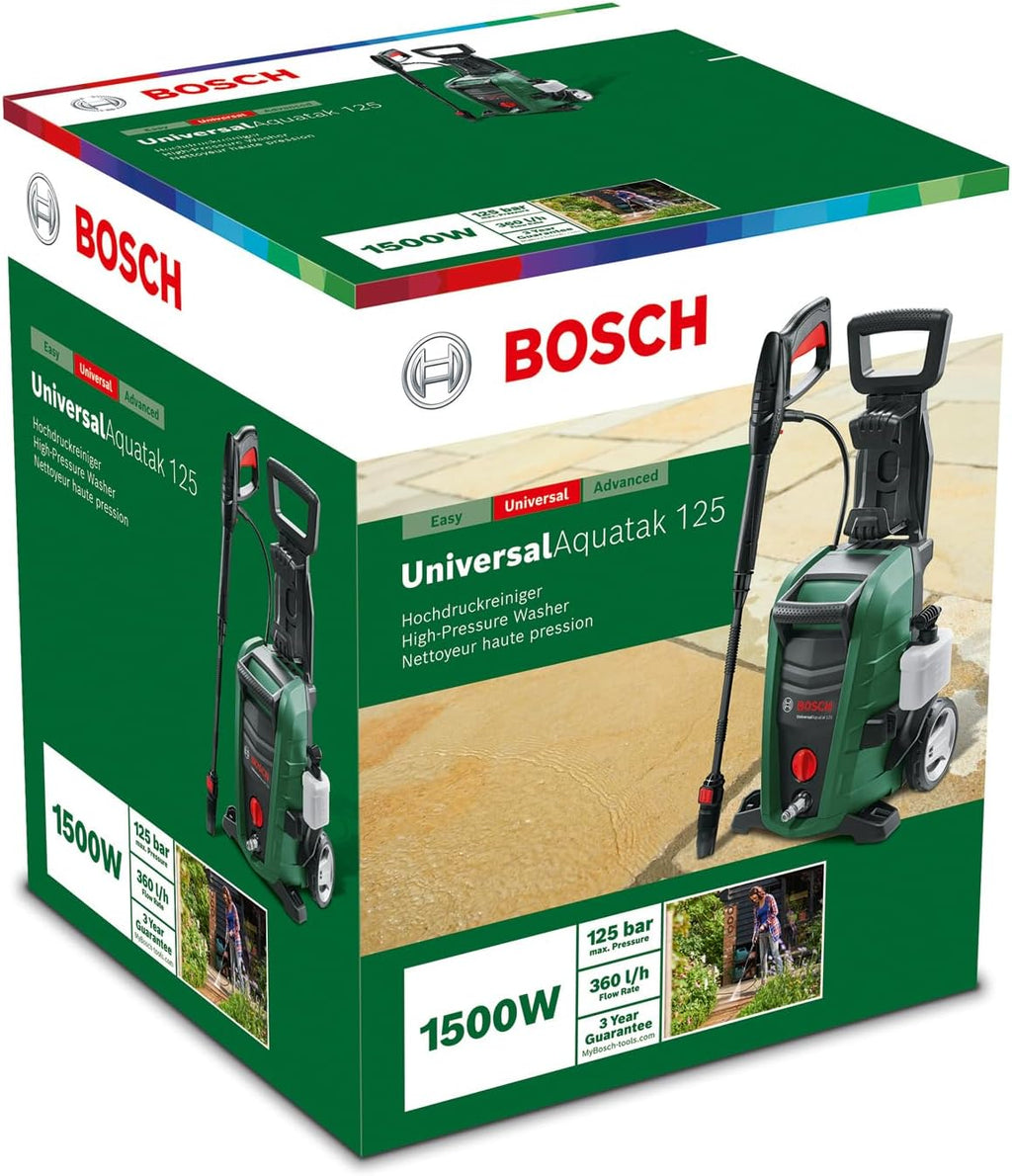 Bosch High Pressure Washer UniversalAquatak 125 (1500 W, pressure: 125 bar, max. flow rate: 360 l/h)