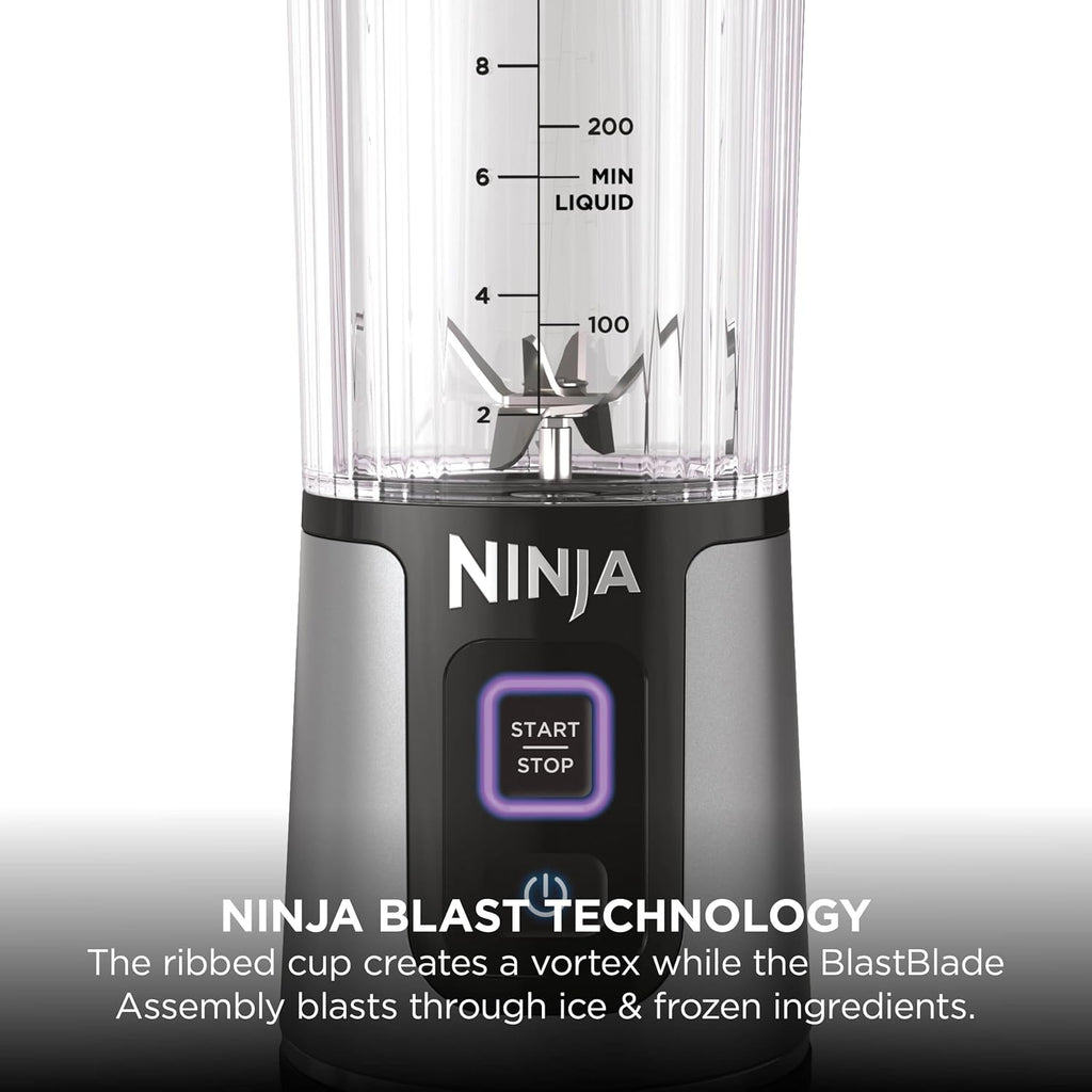 Ninja Blast 530ml Portable Blender, Leakproof Lid, Black, BC151UKBK