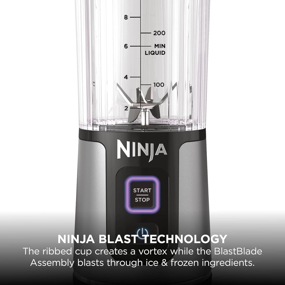 Ninja Blast 530ml Portable Blender, Leakproof Lid, Black, BC151UKBK