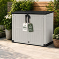 Olsen & Smith 775L Waterproof Lockable Outdoor Garden Storage Shed & Box