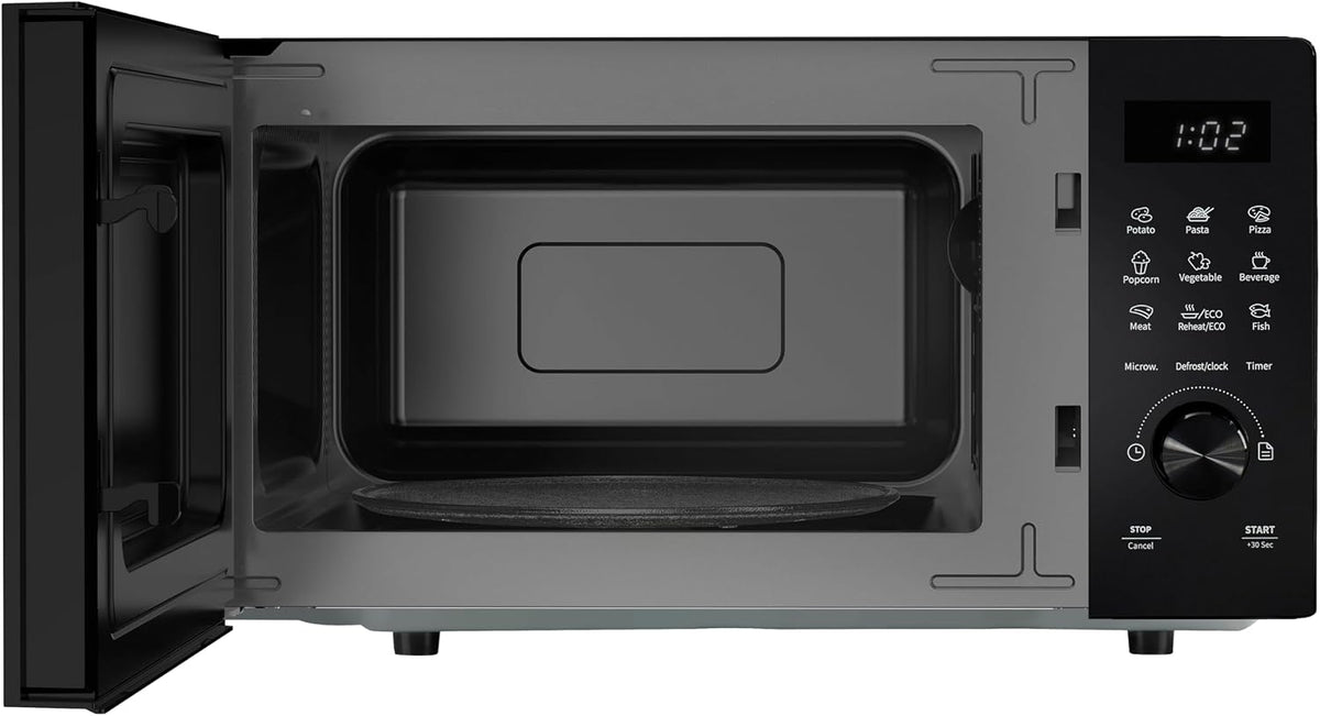Hisense 700 Watts 20 Litre Inverter Microwave Oven H20MOBP1HIUK Black, Automatic Defrost, 5 power levels, Easy Clean, H24.1 x W43.4 x D32.9 cm Freestanding