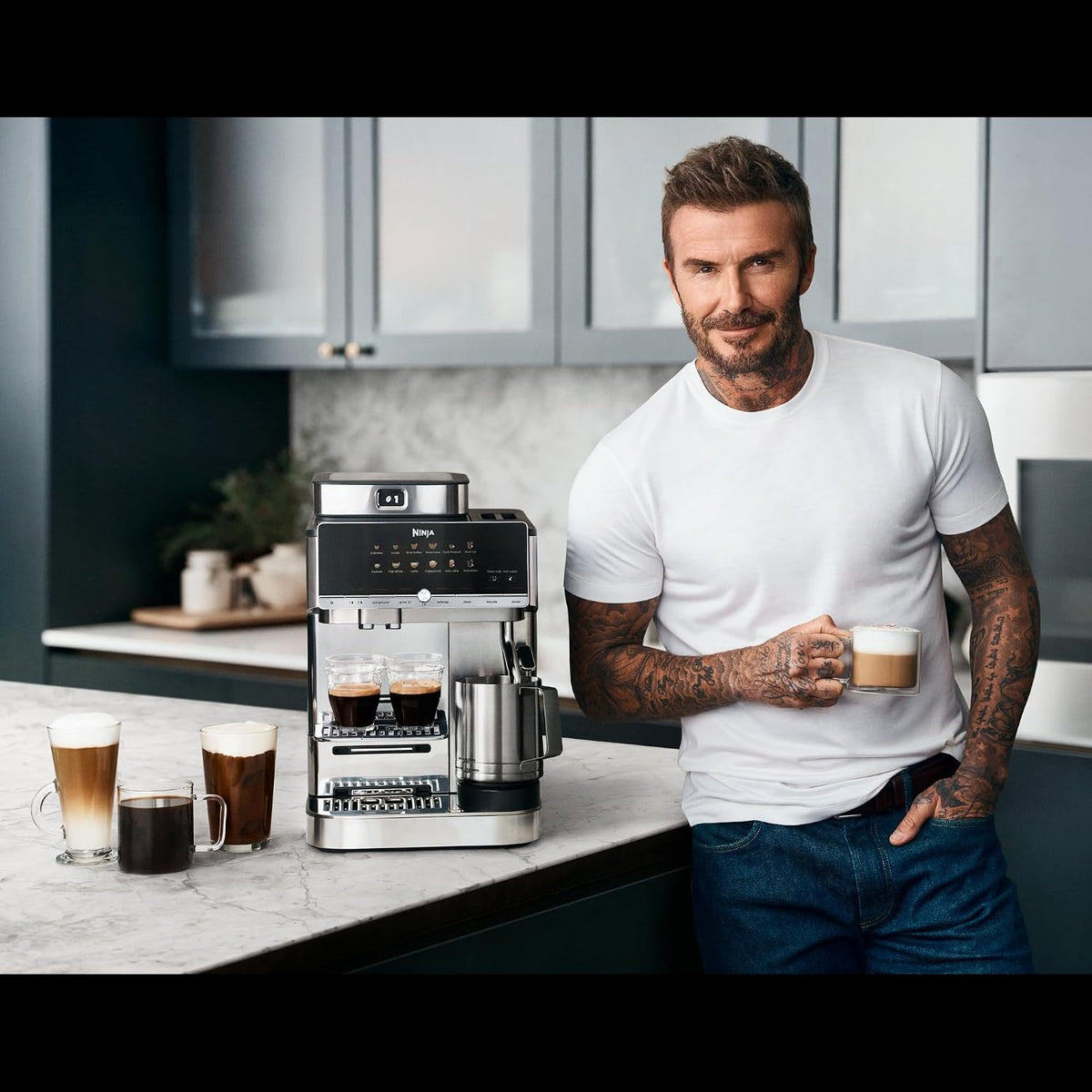 Ninja AutoBarista Automatic Espresso Machine, Silver AE1021UK