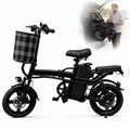 ABHI Folding 14" Electric Bike, Portable 250W Motor Compact E-bike