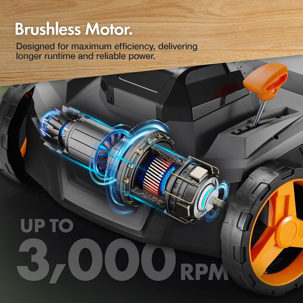 VonHaus Lawn Scarifier/Aerator/Rake Cordless 40V – x2 20V Batteries/Charger