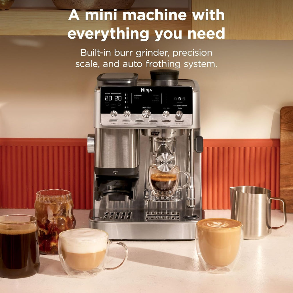 Ninja Luxe Café Mini 2-in-1 Espresso and Filter Coffee Machine ES351UK