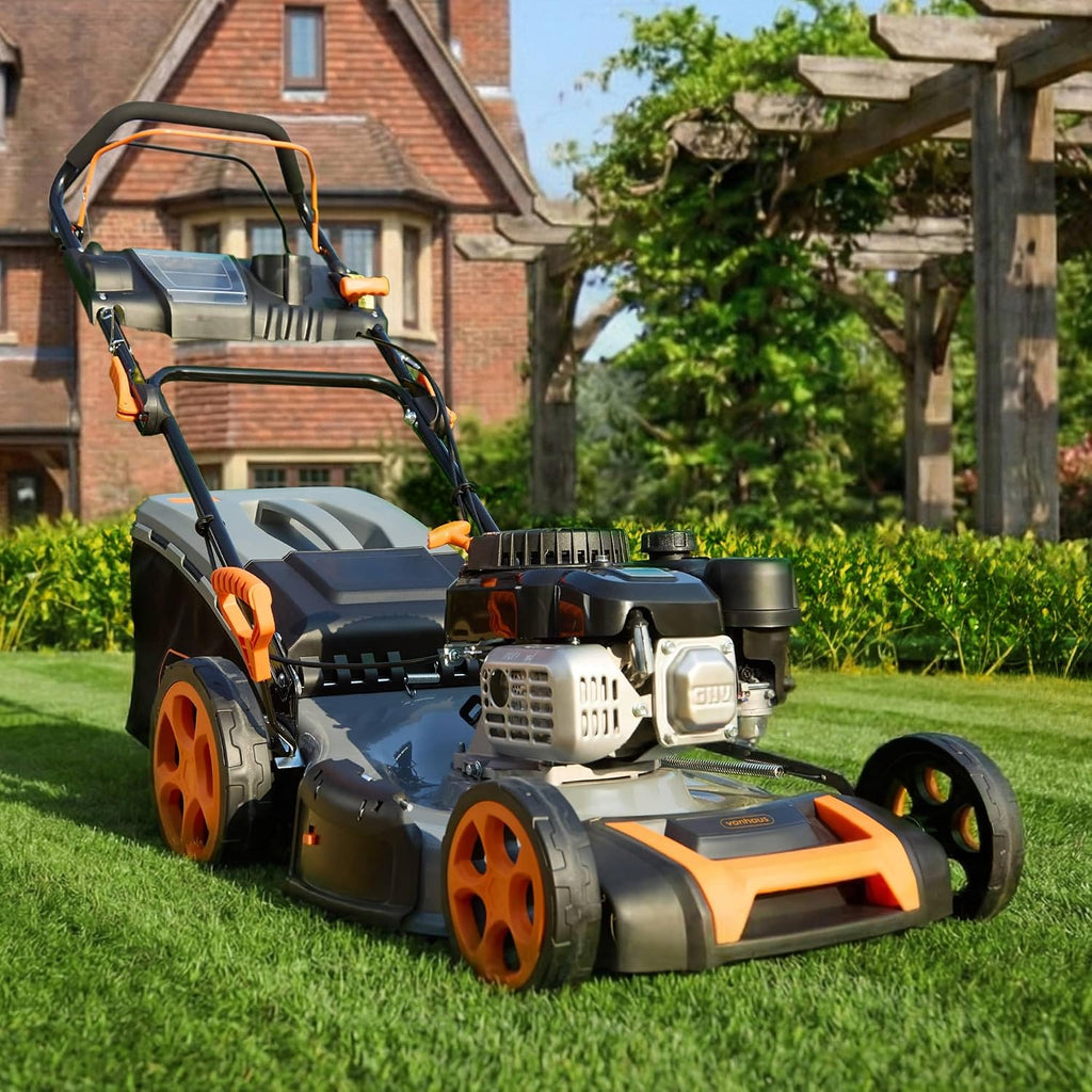 VonHaus Petrol Lawnmower 171cc – 60L Box, Self Propelled