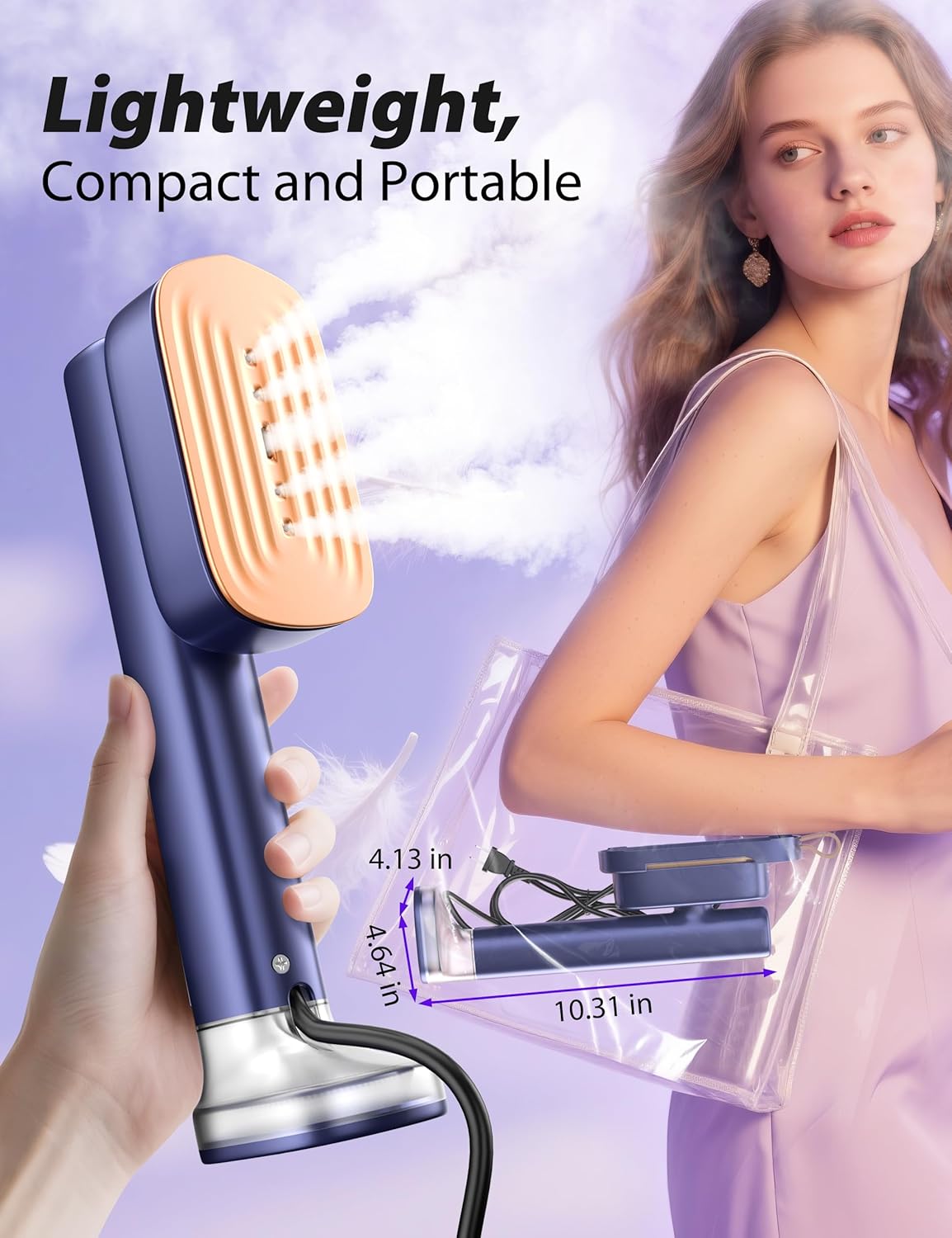 Sundu Steamer, 15s Heat-up, 180ml, Gloves, 35min for Travel & Home