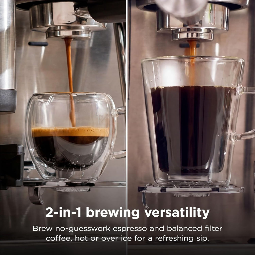 Ninja Luxe Café Mini 2-in-1 Espresso and Filter Coffee Machine ES351UK