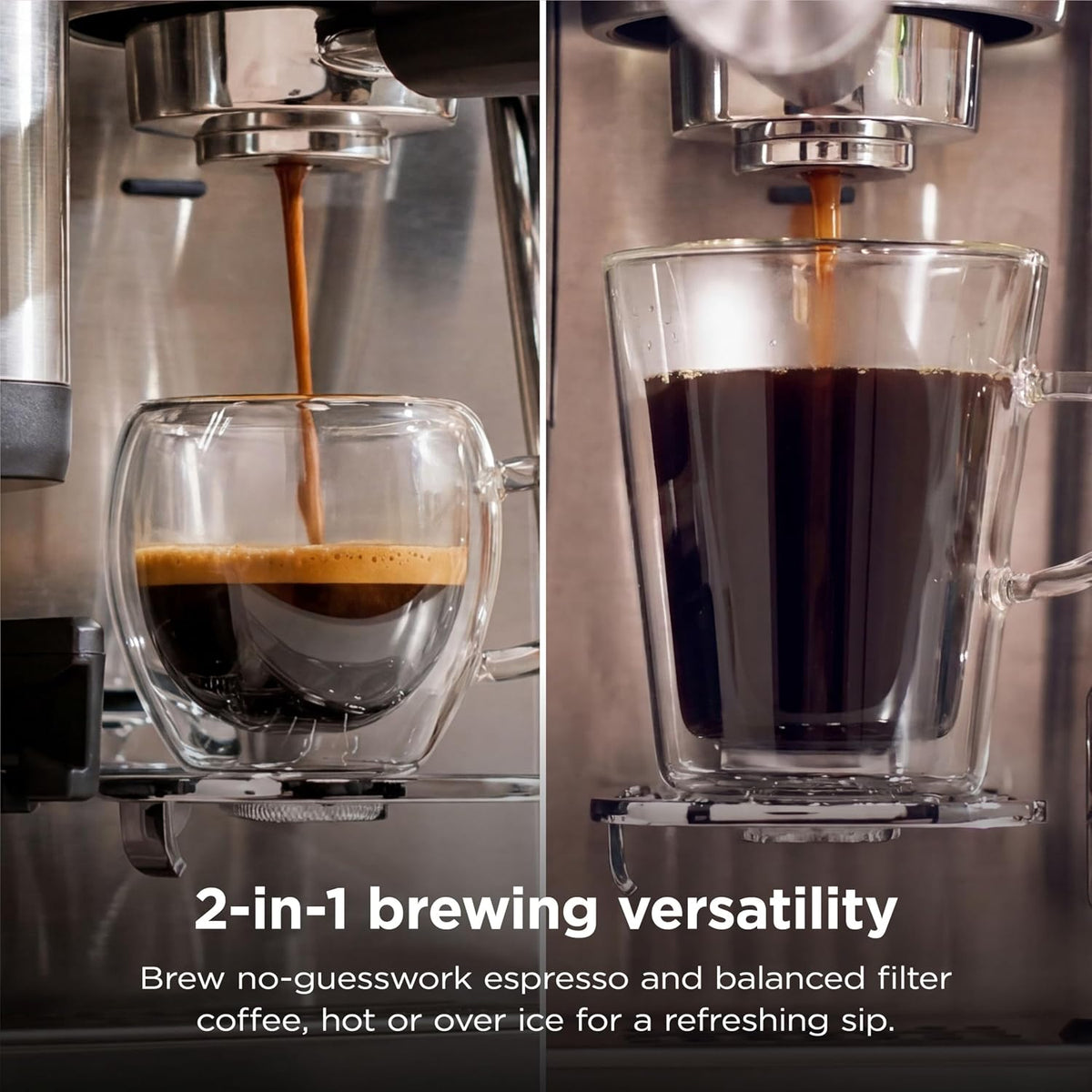 Ninja Luxe Café Mini 2-in-1 Espresso and Filter Coffee Machine ES351UK